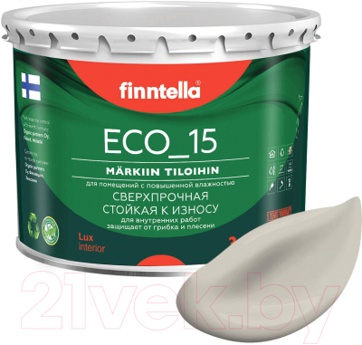 Краска Finntella Eco 15 Sansa / F-10-1-3-FL083 (2.7л, серо-бежевый)