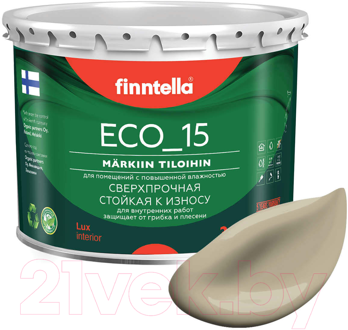 Краска Finntella Eco 15 Vuori / F-10-1-3-FL088