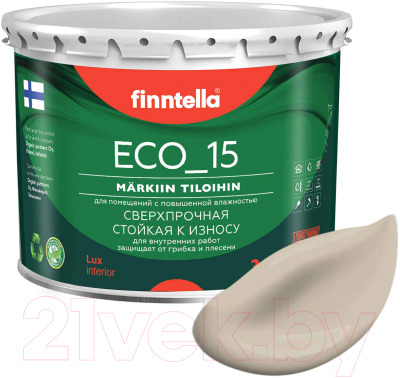 Краска Finntella Eco 15 Jolie / F-10-1-3-FL089 (2.7л, бежевый)