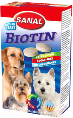 Витамины для животных Sanal Biotin / SD2460 (100 таблеток)