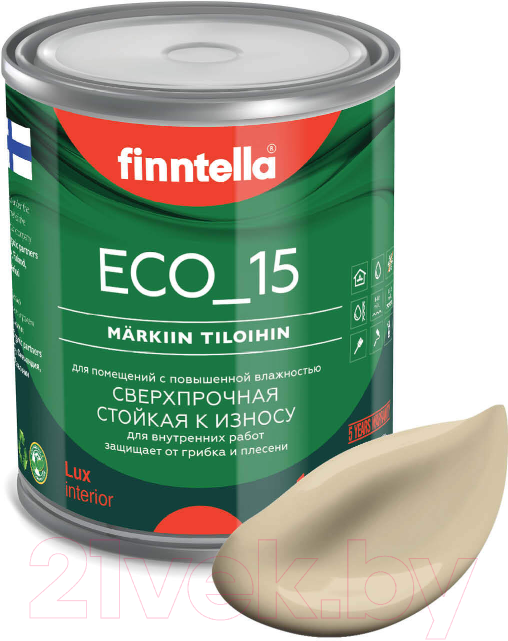 Краска Finntella Eco 15 Toffee / F-10-1-1-FL069