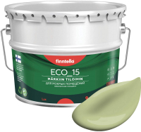 Краска Finntella Eco 15 Vihrea Tee / F-10-1-9-FL033 (9л, пастельно-зеленый) - 