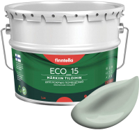 Краска Finntella Eco 15 Meditaatio / F-10-1-9-FL043 (9л, серо-зеленый) - 