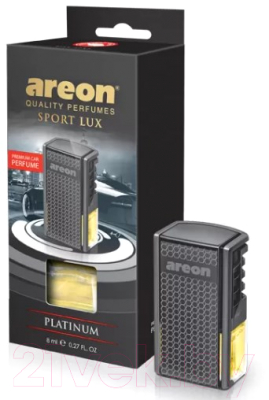Ароматизатор автомобильный Areon Black Design Platinum / ARE-AC03 (8мл)