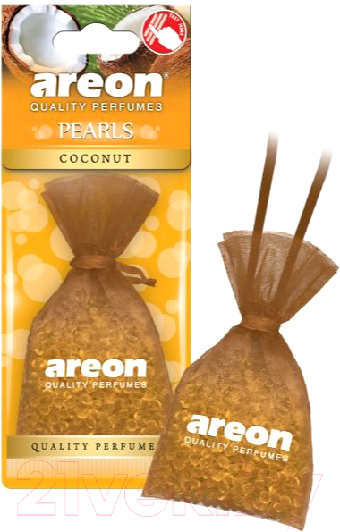 Ароматизатор автомобильный Areon Pearls Coconut / ARE-ABP13