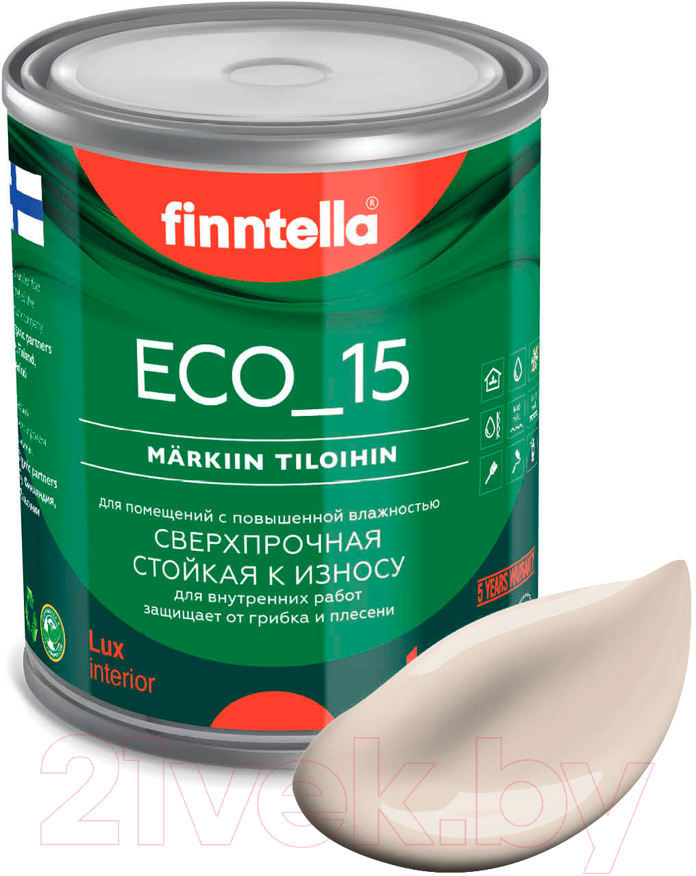 Краска Finntella Eco 15 Ranta / F-10-1-1-FL091