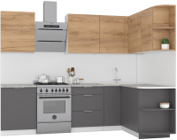 

Готовая кухня Интермебель, Микс Топ-13 2.1x1.5м правая
