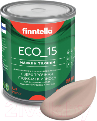 Краска Finntella Eco 15 Jauhe / F-10-1-1-FL102 (900мл, теплый бежевый)