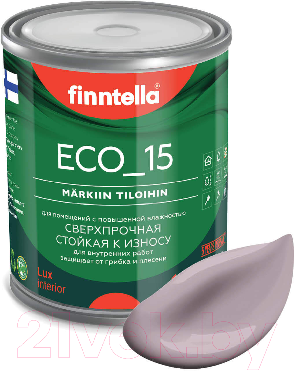 Краска Finntella Eco 15 Laventeli Pitsi / F-10-1-1-FL107