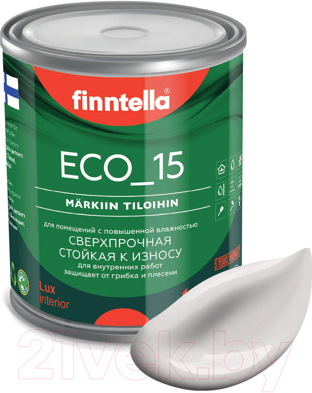 Краска Finntella Eco 15 Arkuus / F-10-1-1-FL110