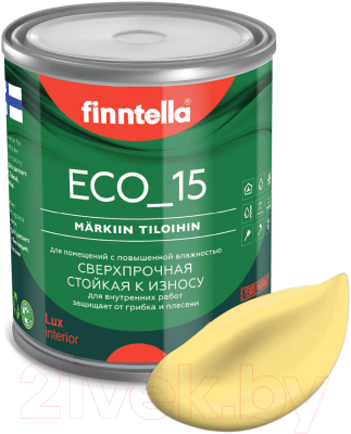 Краска Finntella Eco 15 Aurinko / F-10-1-1-FL115 (900мл, палевый)