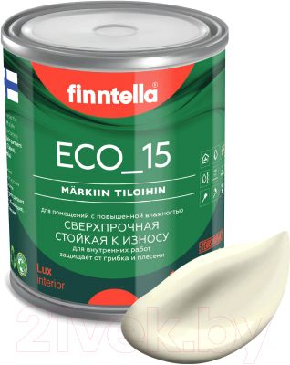 Краска Finntella Eco 15 Kermainen / F-10-1-1-FL121 (900мл, желто-белый)