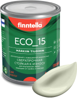 Краска Finntella Eco 15 Lootus / F-10-1-1-FL122 (900мл, пастельно зеленовато-желтый) - 