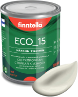 Краска Finntella Eco 15 Albiino / F-10-1-1-FL123 (900мл, бледно серо-желтый) - 