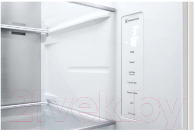 Холодильник с морозильником LG GC-B257SEZV