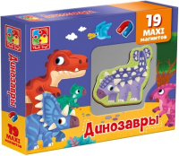 

Развивающий игровой набор Vladi Toys, Набор магнитов Динозавры / VT3106-17