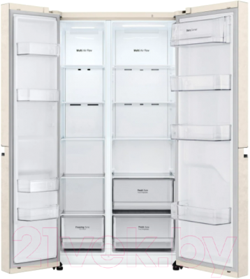 Холодильник с морозильником LG GC-B257JEYV