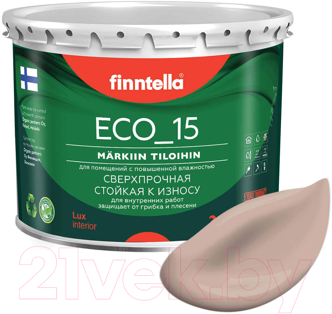 Краска Finntella Eco 15 Jauhe / F-10-1-3-FL102