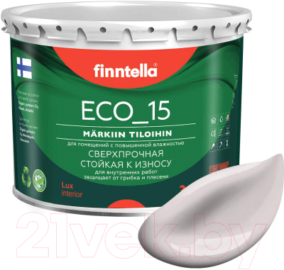 Краска Finntella Eco 15 Lilja / F-10-1-3-FL109 (2.7л, нежно-лиловый)