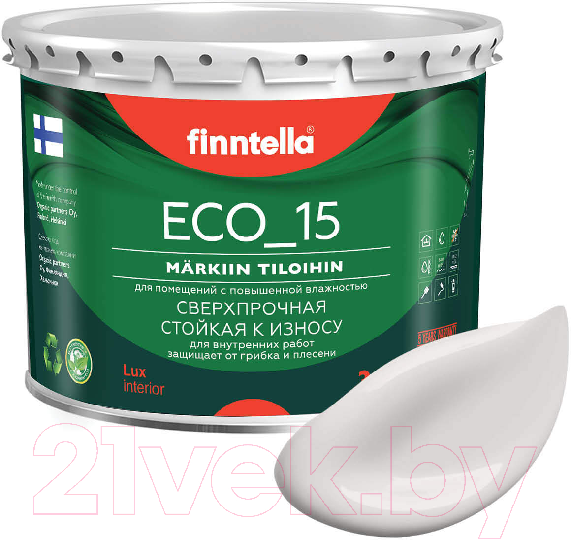 Краска Finntella Eco 15 Hoyrya / F-10-1-3-FL111