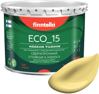 Краска Finntella Eco 15 Maissi / F-10-1-3-FL114 (2.7л, светло-желтый) - 