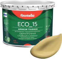 Краска Finntella Eco 15 Syksy / F-10-1-3-FL117 (2.7л, приглушенный желтый) - 