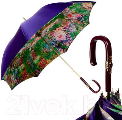 Зонт-трость Pasotti Viola Tropical Plastica Fiore