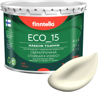 Краска Finntella Eco 15 Kermainen / F-10-1-3-FL121 (2.7л, желто-белый) - 