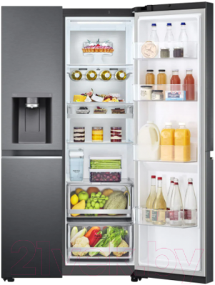 Холодильник с морозильником LG GC-L257CBEC