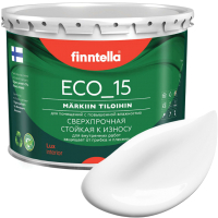 Краска Finntella Eco 15 White / F-10-1-3-White (2.7л, белый) - 