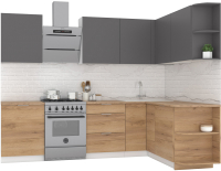 

Готовая кухня, Микс Топ-16 2.1x1.6м правая