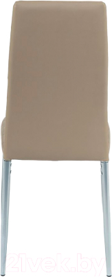 Стул Tetchair Easy Chair металл/экокожа 40x42x95.5 (пепельно-коричневый/серый)