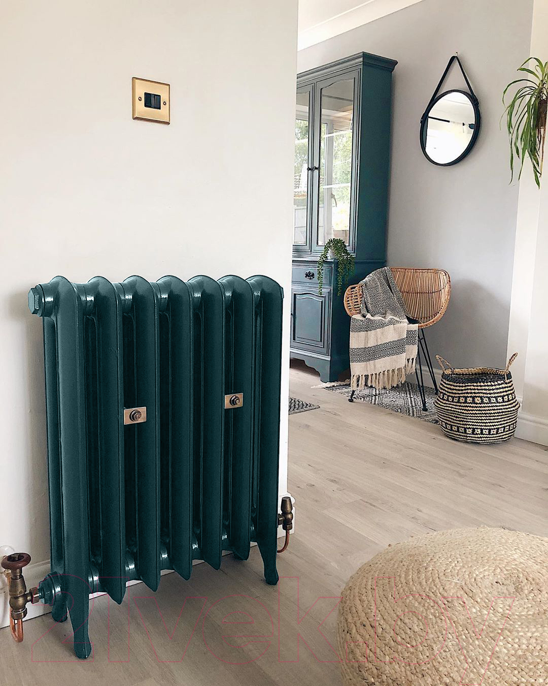 Краска Finntella Radiator Valtameri / F-19-1-1-FL010 (900мл, темно-бирюзовый)