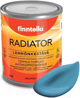 Краска Finntella Radiator Aihio / F-19-1-1-FL015 (900мл, голубой)