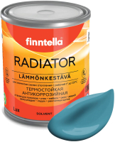 Краска Finntella Radiator Opaali / F-19-1-1-FL016 (900мл, голубой) - 
