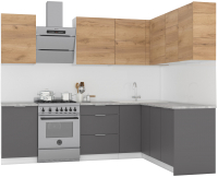 

Готовая кухня Интермебель, Микс Топ-28 2x1.72м правая