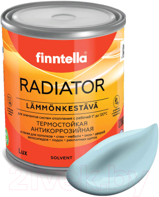 Краска Finntella Radiator Jaata / F-19-1-1-FL018 (900мл, светло-голубой)