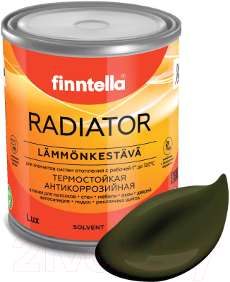 Краска Finntella Radiator Kombu / F-19-1-1-FL020 (900мл, буро-зеленый)