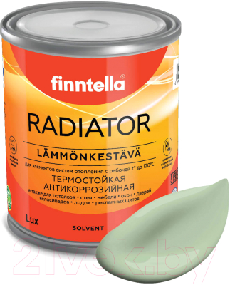 Краска Finntella Radiator Omena / F-19-1-1-FL027 (900мл, светло-зеленый)