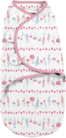Пеленка-кокон детская Summer Infant Swaddleme 58353 (S/M, розовый/цветочки) - 