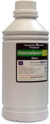 Контейнер с чернилами Revcol Серия L Hameleon Black / 128406 (1л)