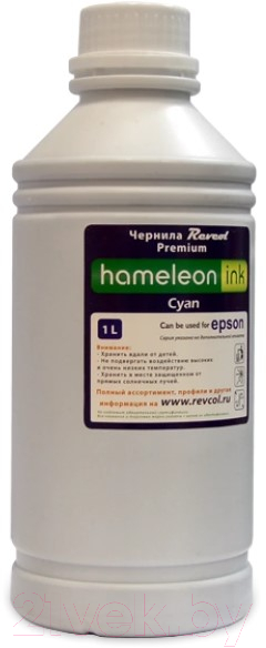 Контейнер с чернилами Revcol Серия L Hameleon Cyan / 128407 (1л)