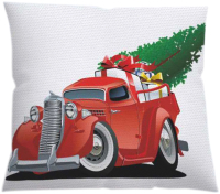 

Наволочка декоративная JoyArty, Доставка настроения / sl_24124