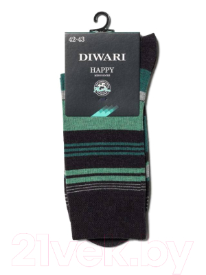 Изображение товара Носки Diwari Happy 129 (р.25, темно-бирюзовый)