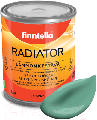 Краска Finntella Radiator Jade / F-19-1-1-FL036 (900мл, бирюзовый)