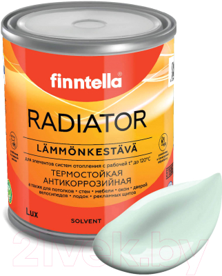 Краска Finntella Radiator Lintu / F-19-1-1-FL040 (900мл, бледно-бирюзовый)