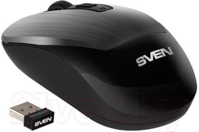 Изображение товара Мышь Sven RX-380W (серый металлик)