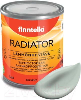 Краска Finntella Radiator Aave / F-19-1-1-FL044 (900мл, серо-зеленый)