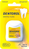 Зубная нить Dentorol Лимон (65м) - 