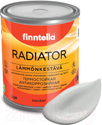 Краска Finntella Radiator Tuhka / F-19-1-1-FL063 (900мл, светло-серый)